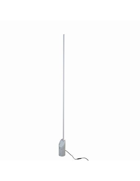 Lámpara de Pie Salón MARMOL 28W 3000K 180cm de alto blanco