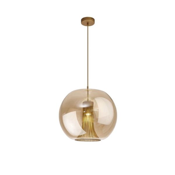 Lámpara Colgante KRISS Esfera GU10 oro-bronce