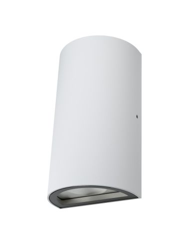 Applique Murale Extérieure LED Moderne Blanc LED Style Endura Updown 3000K 12W 700Lm IP54 4058075214071 | LéonLeds