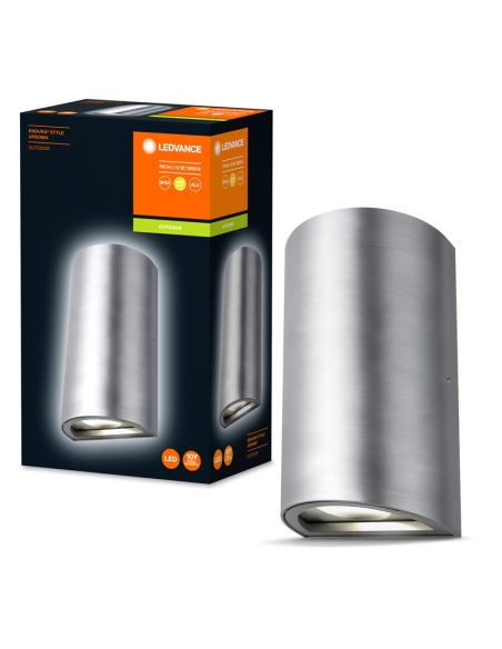 Aplique Exterior LED moderno Aluminio Endura Style Updown 3000K 12W 700Lm IP54 | LeonLeds