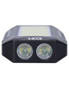 Lanterna LED magnética recarregável de 10 W muito potente com gancho de alumínio PowerBank 36120 | LeonLeds 2