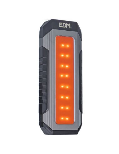 Linterna LED muy potente 10W recargable magnética con gancho de Aluminio PowerBank 36120 | LeonLeds