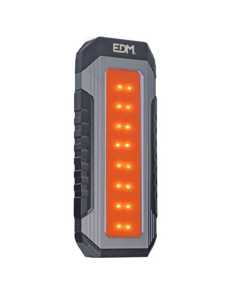 Linterna LED muy potente 10W recargable magnética con gancho de Aluminio PowerBank 36120 | LeonLeds