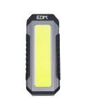 Linterna LED muy potente 10W recargable magnética con gancho de Aluminio PowerBank 36120 | LeonLeds