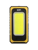 Linterna LED con carga solar potente 10W Recargable con Gancho e Iman 36126 | LeonLeds