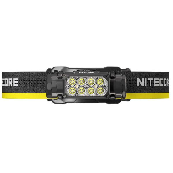 Linterna Frontal LED muy potente HC65 UHE 2.000Lm con Luz Roja y 8 Leds de alta potencia Nitecore