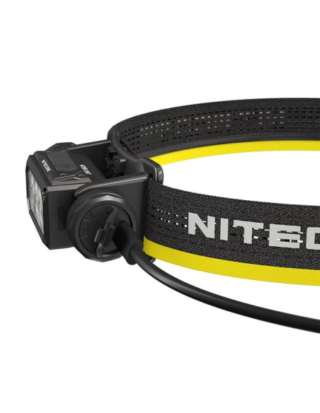 Linterna Frontal LED muy potente HC65 UHE 2.000Lm con Luz Roja y 8 Leds de alta potencia Nitecore