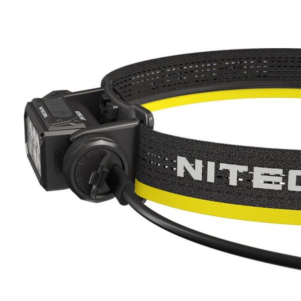 Lampe frontale LED HC65 UHE très puissante de 2 000 Lm avec lumière rouge et 8 LED Nitecore haute puissance