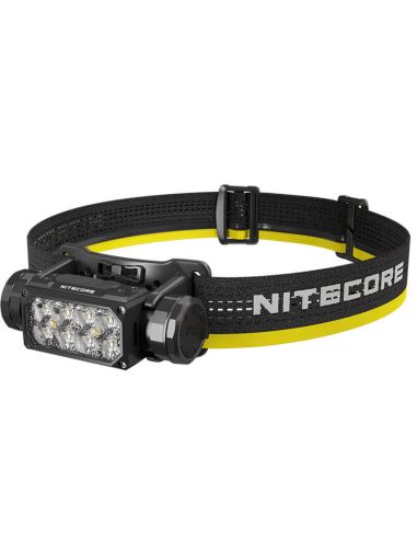 Linterna Frontal LED muy potente HC65 UHE 2.000Lm con Luz Roja y 8 Leds de alta potencia Nitecore