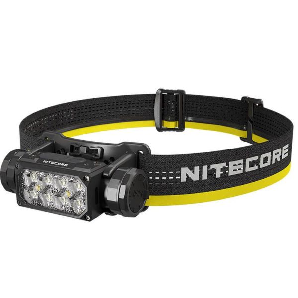 Lampe frontale LED HC65 UHE très puissante de 2 000 Lm avec lumière rouge et 8 LED Nitecore haute puissance