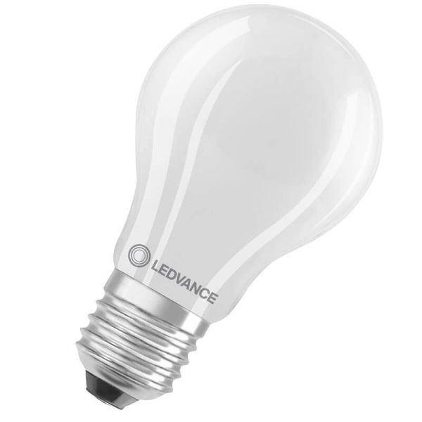 Bombilla LED E27 Regulable con cristal opaco A60 7,5W Reemplazo 75W Performance Class GL FR75 Dim | LeonLeds
