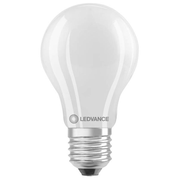 Bombilla LED E27 Regulable con cristal opaco A60 7,5W Reemplazo 75W Performance Class GL FR75 Dim | LeonLeds