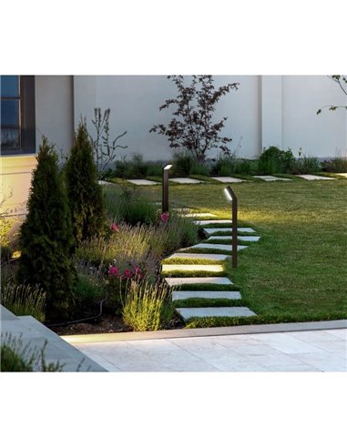 Baliza LED ALPINE 12W 3000K IP65 Gris Oscuro 3000K 1020 Lm