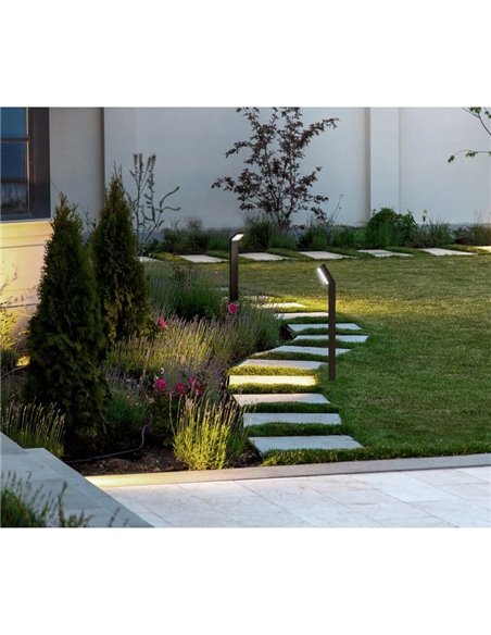 Baliza LED ALPINE 12W 3000K IP65 Gris Oscuro 3000K 1020 Lm