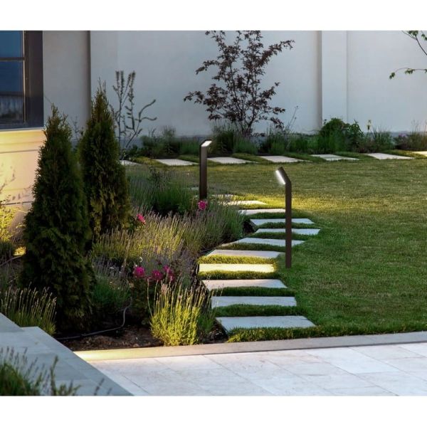 Balise LED ALPINE 12W 3000K IP65 Gris Foncé 3000K 1020 Lm