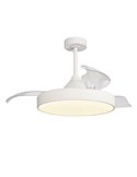Ventilador de techo LED ALASKA 60W blanco 2700K-5000K 3300 Lm