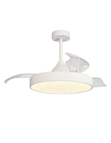 Ventilador de techo LED ALASKA 60W blanco 2700K-5000K 3300 Lm