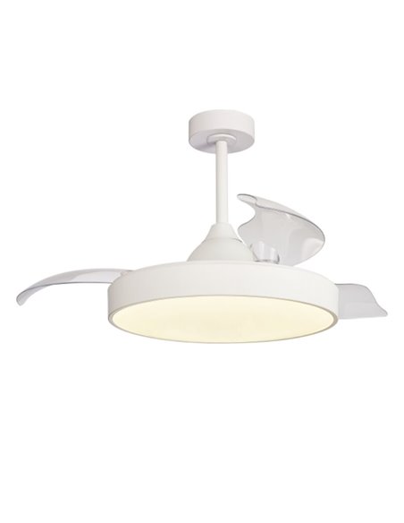 Ventilador de techo LED ALASKA 60W blanco 2700K-5000K 3300 Lm