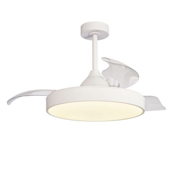 Ventilador de techo LED ALASKA 60W blanco 2700K-5000K 3300 Lm