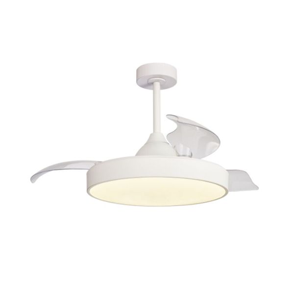 Ventilador de techo LED ALASKA 45W blanco 2700K-5000K 2500 Lm
