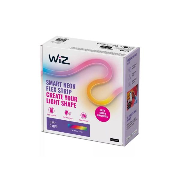 Tira LED flexible de Neón 3m Wifi - blanco 2200K-6500K+RGB