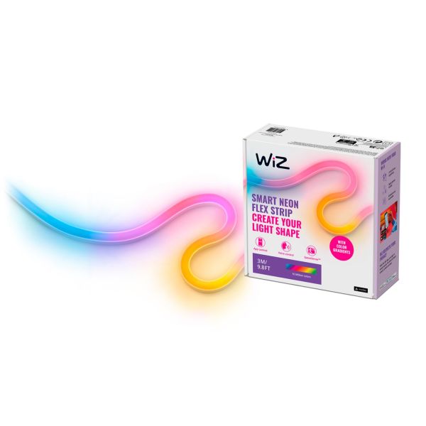 Tira LED flexible de Neón 3m Wifi - blanco 2200K-6500K+RGB
