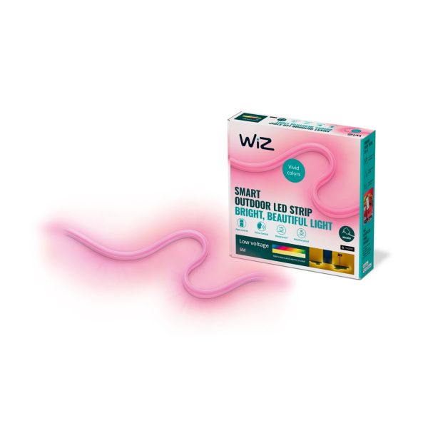 Tira LED flexible de Neón 5m Wifi para Exterior - blanco 2200K-6500K+RGB IP67 - Tira Led Neon para hacer formas