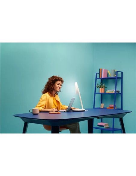 Flexo/Lámpara de escritorio inteligente y Aro de Luz PORTRAIT blanco 2200K-6500K+RGB
