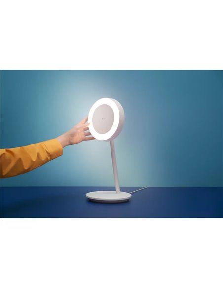 Flexo/Lámpara de escritorio inteligente y Aro de Luz PORTRAIT blanco 2200K-6500K+RGB