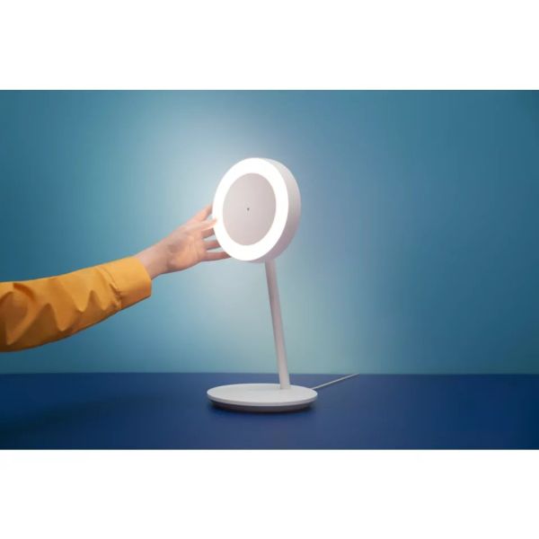 Flexo/Lámpara de escritorio inteligente y Aro de Luz PORTRAIT blanco 2200K-6500K+RGB