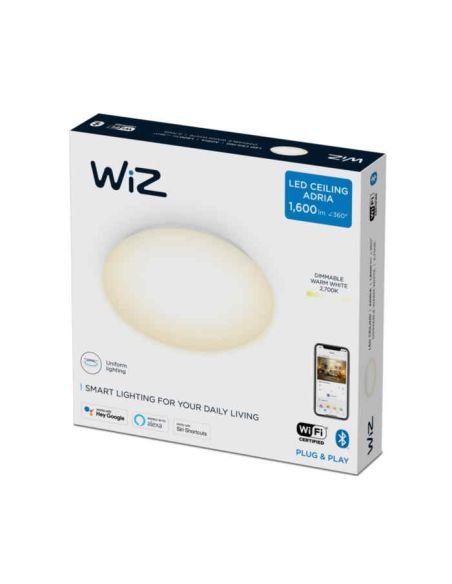 Plafon inteligente Adria LED 17W 2700/4000K caixa WiFi