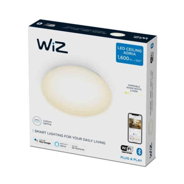 Plafón inteligente de Techo Adria LED 17W 2700/4000K WiFi caja