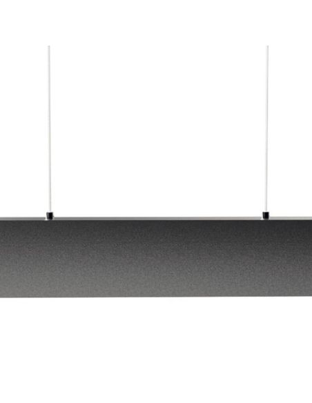 Lámpara LED de techo minimalista Hanok negra 50º Mantra | LeonLeds