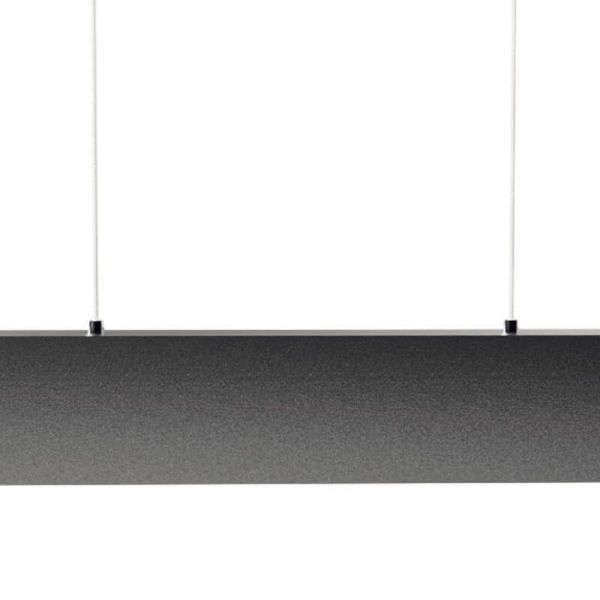 Lámpara LED de techo minimalista Hanok negra 50º Mantra | LeonLeds