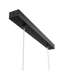 Lámpara LED de techo minimalista Hanok negra 50º Mantra | LeonLeds 2