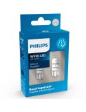 Ampoules LED T10 W5W approuvées par Philips 6000K 12V 1W (2 unités) Ultinon PRO6000 11961HU60X2 Philips | LéonLeds