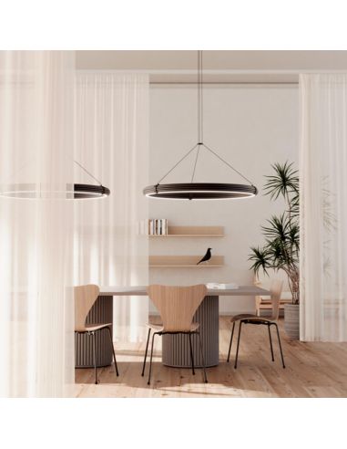 Lámpara de techo LED ELLI horizontal regulable oro