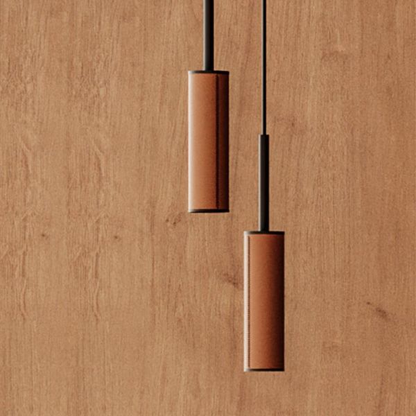 TURA Candeeiro de teto LED regulável com detalhes em preto e marrom tulipas