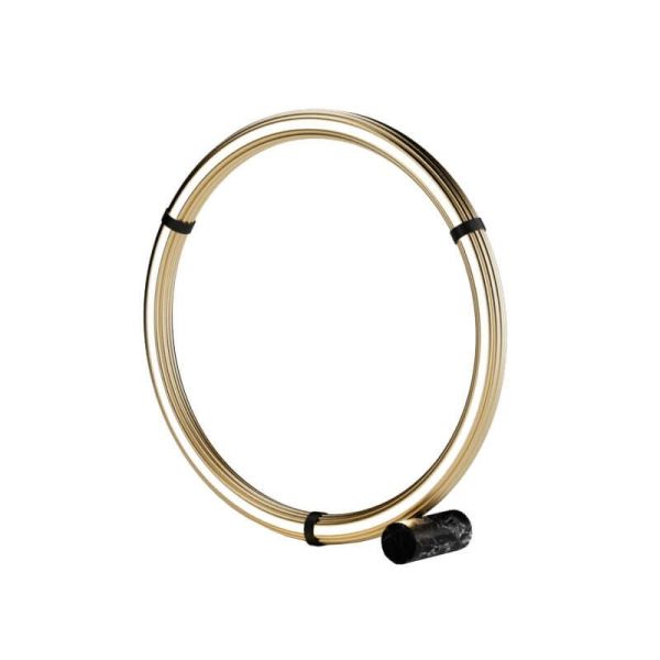 Lámpara de pie LED ELLI regulable metal y mármol| LeonLeds