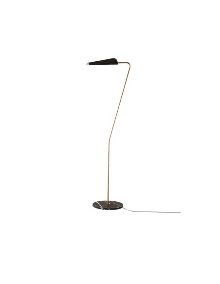 BION Candeeiro de pé LED regulável em metal e mármore | LeonLeds