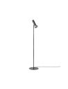 Lámpara de pie LED FOCUS acero y aluminio negro | LeonLeds