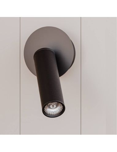 Aplique LED TURA com regulador de toque em base preta