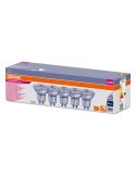 Pack 5 Bombillas LED GU10 regulables Equivalente a 50W - 4,5W Regulable | LeonLeds