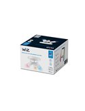 Plafón redondo de 3 focos ajustables a todo color Imageo blanco/negro v Ø21 cm IP20 Wifi