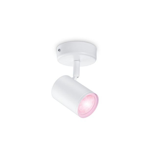 Foco ajustable Imageo blanco 22W 2200K - 6500K+ RGB Wifi, Control mediante aplicación o voz