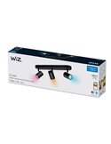 Focos ajustable Imageo 3 Luces negro 2200K - 6500K + RGB  Wifi, Control mediante aplicación o voz