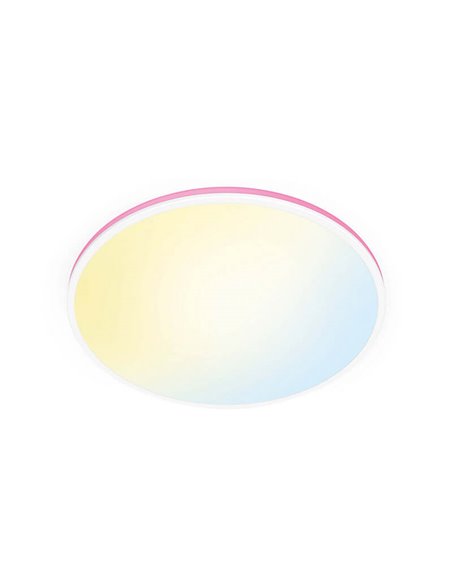 Luz de teto inteligente Rune 21 W branca/preta WiZ