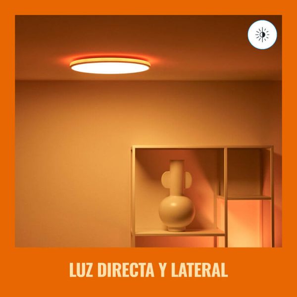 Plafón de techo inteligente Rune 21 W blanco/negro WiZ