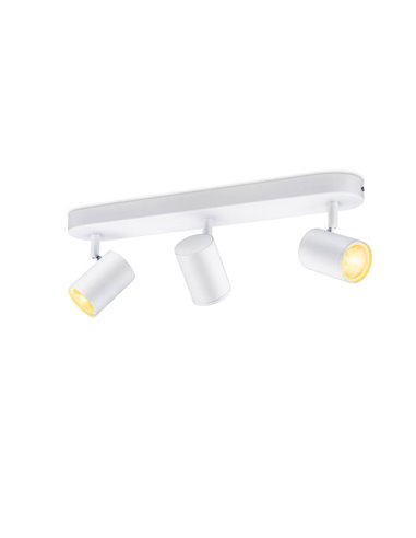 Focos ajustable Imageo 3 Luces blanco 2700K - 6500K Wifi, Control mediante aplicación o voz