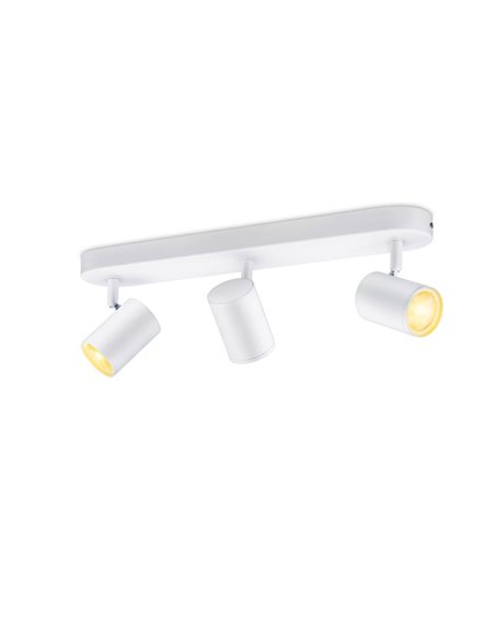 Focos ajustable Imageo 3 Luces blanco 2700K - 6500K Wifi, Control mediante aplicación o voz